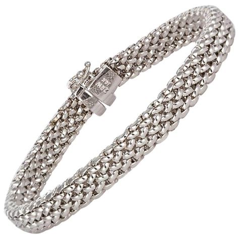 white gold screw bracelet|gold chain bracelets for ladies.